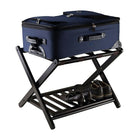 Winsome Reese Luggage Rack with shelf, Espresso-Assembly Required