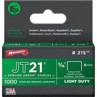 Staples Jt21 5/161000/sleeve-Qty/Pk - 36