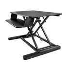 StarTech Large Sit-Stand Desk Converter, 35" (ARMSTSLG)-Go from sitting to standing with one smooth motion
