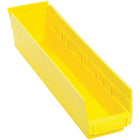 Quantum Storage Shelf Bins, Yellow, 40 lbs, 36 Pack-Colour: Yellow