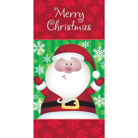 Money Holder, Santa, 18 Pack-Printed on premium coated card stock