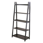 Winsome Adam 5-Tier A-Frame Shelf, Black-Adam 5-Tier A Frame Ladder Shelf is attractive and free standing.  Use as a bookshelf or display shelf.