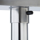 TRINITY EcoStorage Table Stainless Steel, (TLS-0201)-Bottom shelf is fully adjustable