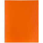 JAM Paper Plastic POP Two Pocket Folders, Orange, 12 Pack (382Eorg)-5