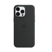 Apple iPhone 14 Pro Max Silicone Case With Magsafe - Midnight Black-For use with iPhone 14 Pro Max