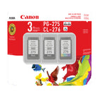 Canon PG-275 Twin/CL-276 Ink Cartridge Value Pack-Contains one cartridge of each