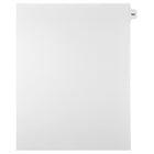 Mark Maker Legal Tabs - Letter Size - White - 1/15th cut - 25 tabs per package - 5 packages Pack - Number 181-White Single Tabs