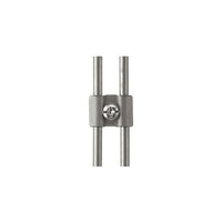 Wamaco Gridwall Butterfly Connector - Chrome - 40 Pack-Use to connect grid panels