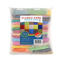 Sandtastik Classic Coloured Sand Complete Sample Set-Fine grain with natural sparkle throughout