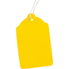 Crownhill Retail Marking / Pricing Tag With String, 2-3/4" x 1-11/16", Yellow, 1000 Pack-Ideal for marking prices on items in retail stores or shops