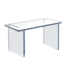 Azar Acrylic Thick Riser with Bumpers - 22" W x 10" D x 12" H - Clear-Sold in multiples of: 1