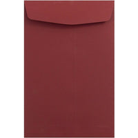 JAM Paper 6 x 9 Open End Catalog Envelopes, Dark Red, 100 Pack (31287522)-Dark red