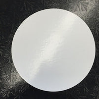 Plastiques Cascades 10FOACBMEDPLN Foam Cake Boards, 9.95" Round, Medium, White, 200 Pack-White