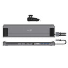 J5Create JCD552 USB-C M.2 NVMe Gen.2 Docking Station - Grey-Silver
