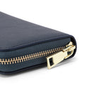 Champs RFID Zip-Around Wallet -  Navy-12 credit card slots