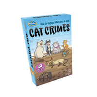 ThinkFun Cat Crimes - French-Cat Crimes is a fun logic game and brainteaser challenge where you have to solve the puzzle in order to find the criminal cat!