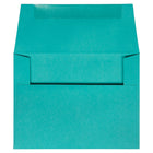 JAM Paper A2 Invitation Envelopes, 4.38 x 5.75, Brite Hue Sea Blue Recycled, 250 Pack (70207H)-Blank interior for personalized message