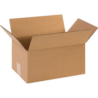 Staples Corrugated Shipping Box - 12" L x 8" W x 6" H - Kraft - 25 Pack-Brown/Kraft