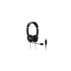 Kensington Classic Headset with Mic and Volume Control-Connectivity: Wired USB-A