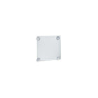 Azar Displays 8.5" x 5.5" Acrylic Sign Holder with Suction Cups, Clear, 2 Pack (106626)-Acrylic