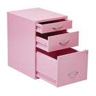 OSP Designs HPBF-261 22" Storage File Cabinet, Pink-Random Keyed Locks
