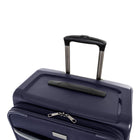 Bugatti Nashville 25.25" Hybrid Hardside/Softside Spinner Check-in Luggage - Navy-Practical pockets to store your items securely and tightening straps