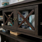 Sauder 422983 Costa Hutch, Coffee Oak-Dimensions 64 5/8" x 13 1/4" x 40"