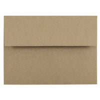 JAM Paper A6 Invitation Envelopes, 4.75 x 6.5, Brown Kraft Paper Bag Recycled, 1000 Pack (LEKR650B)-Brown