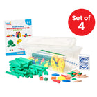 Hand2Mind Individual Student Manipulative Kits - Grades K-2 - Multicolor - Set of 4-Set includes 4 manipulative kits are perfect for individual student practice