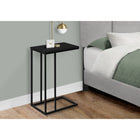 Monarch Specialties 3761 Accent Table - 25"H/Black/Black Metal-Assembly required: Illustrated instructions and all hardware are provided for convenience (additional tools may be needed)