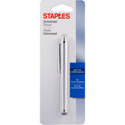 Staples Universal Stylus Pen - Silver-Precisely and comfortably navigate any touch screen