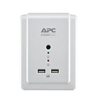 APC Surgearrest 6 Outlet with USB Ports 1080 Joules Surge Protector Wall Tap-USB Charging Ports: Two 2.4A USB ports allow you to charge smartphones, tablets, cameras, portable gaming consoles and any other USB powered device.