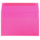 JAM Paper A10 Invitation Envelopes, 6 x 9.5, Brite Hue Ultra Fuchsia Pink, 250 Pack (16577H)-Blank interior for personalized message