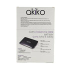 Akiko 9000Mah Dual Port External Battery Charger, 5" x 3", White-Portable Charger: Suitable for a wide range of occasions, such as parties, BBQs, and outdoor activities like camping, mountain climbing, and picnics. High capacity rechargeable power bank is perfect for power-hungry smartphones, tablets and other devices - Reliable and stable lithium polymer core ensures longer battery life supplying more than 500 charge cycles