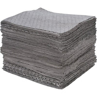 Zenith Safety Bonded Sorbent Pads, Universal, Light, 15" L x 17" W, 200 Pack-100% bonded polypropylene fibre