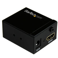 StarTech HDMI Signal Booster,  115 ft, 1080p (HDBOOST)-Works at varying distances up to 115 ft with a built-in equalization switch
