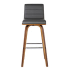 Armen Living Vienna 26" Counter-Height Bar Stool - Grey-Counter Stool for Kitchen