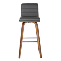 Armen Living Vienna 26" Counter-Height Bar Stool - Grey-Counter Stool for Kitchen