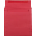 JAM Paper 6.5 x 6.5 Square Envelopes, Brite Hue Red Recycled, 100 Pack (02792283B)-Colour: Brite Hue Red