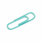 JAM Paper Colored Standard 1" Paper Clips - Teal - 3 Packs of 100-These colorful paperclips are great for organizing papers at home, school, or the office
