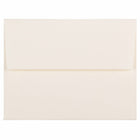 JAM Paper A2 Invitation Envelopes, 4.38 x 5.75, Strathmore Natural White Laid, 1000 Pack (26094B)-Natural white