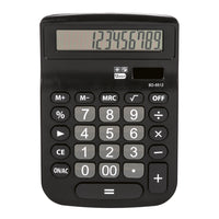 Baseline 12-Digit Big-Number Desktop Calculator - Black-Features a 12 digit, big number angled display for easy reading