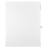 Mark Maker Legal Exhibit Index Tab White Single Tabs, 1/15th Cut, Letter Size, No Holes, Number 144, 25 Pack-White Single Tabs, 1/15th Cut