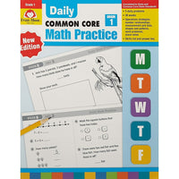 Evan-Moor Daily Math Practice Book, Grade 1 (EMC750)-Ages 6 - 8 and grades 1st