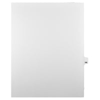 Mark Maker Legal Tabs - Letter Size - White - 1/25th cut - 25 tabs per package - 5 packages Pack - Number 166-White Single Tabs