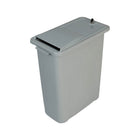 HSM 24" Lockable Shredder Bin, 16-Gallon Capacity, Grey (HSM1070070200)-16-Gallon Capacity