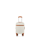 Champs Vintage 21" Hardside Carry-on Luggage - USB Port - Ivory-From the Vintage Collection