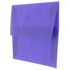 JAM Paper A2 Invitation Envelopes, 4.38 x 5.75, Purple Translucent Vellum, 50 Pack (PACV607I)-Blank interior for personalized message