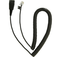 Jabra Quick Disconnect To Modular RJ Extension Coiled Cord (8800-01-37)-Coiled cable