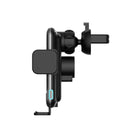 Powerology Qi 10W/7.5W Automatic Sensor Car Mount - Black-Black